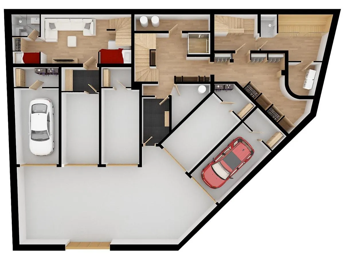 Duplex Spacieux Pour 14 Pers. Avec Sauna, Terrasse Et Parking, Au Pied Des Pistes - Meribel Village - Fr-1-566-11 Les Allues Appartement